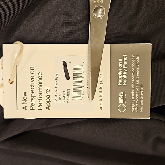 💕VUORI💕 Courtside Track Pant ~ Black Large L NWT - Picture 13 of 14